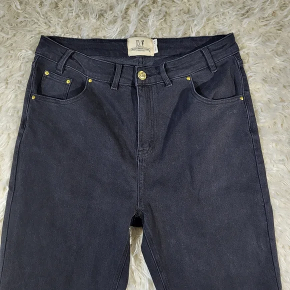 Fashion Brand Company TALL Nap Jeans for big butts black denim Size 1X - Picture 3 of 16